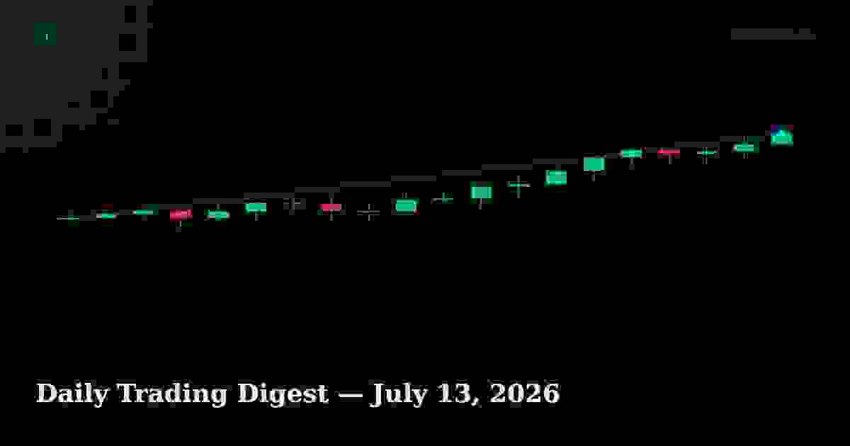 Daily Trading Digest — July 13, 2026