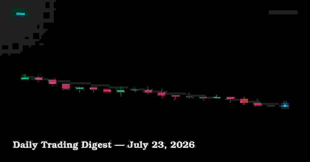 Daily Trading Digest — July 23, 2026