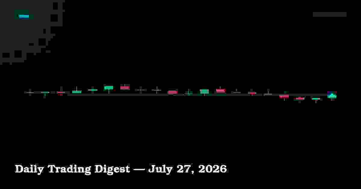 Daily Trading Digest — July 27, 2026