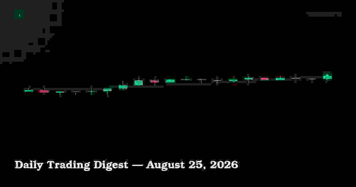 Daily Trading Digest — August 25, 2026